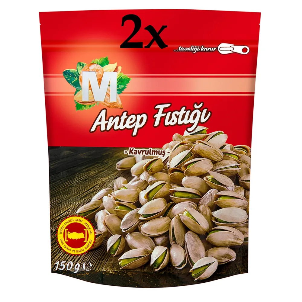 Migros - Жареные фисташки 150 г x 2 - Орехи, 150 г, фото 2
