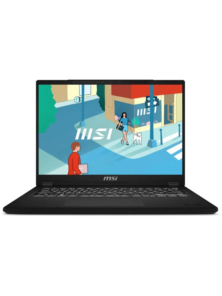 MSI 14 H D13MG-089XRU Ноутбук 14.00", Intel Core i7-13700H, RAM 16 ГБ, SSD 512 ГБ, Intel Iris Xe Graphics, Без системы, (9S7-14L112-089), черный, Русская раскладка