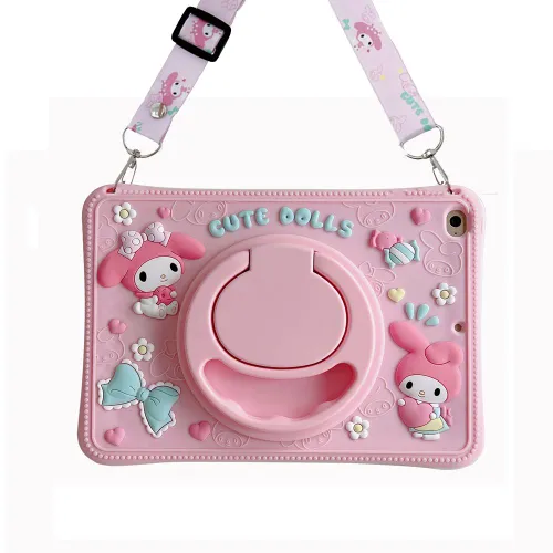 Для Apple iPad 9, 8, 7 поколения, iPad 10,2 дюйма, 2021/2020, 2019, детский вращающийся чехол-подста