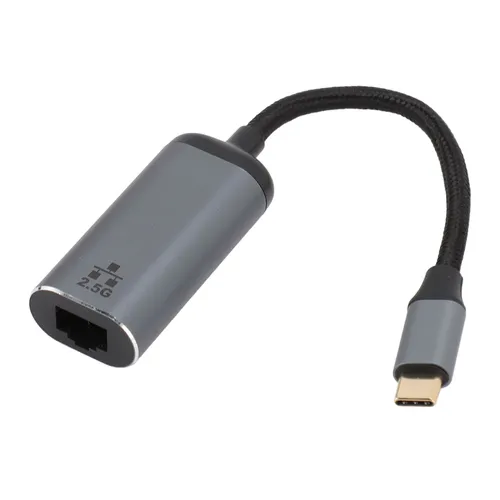 Адаптер USB C к Ethernet 2,5 Гбит/с Plug and Play Тип C к адаптеру Gigabit Ethernet RJ45 для ноутбук