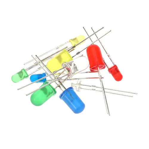 Набор из 300 штук 2-контактных светодиодов различного цвета 3 мм/5 мм с рассеянным светом, электронн