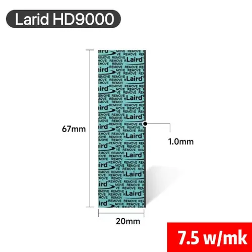 Laird HD90000 термопрокладки 20*67*1mm Идеально подходит для M. 2 SSD 2280