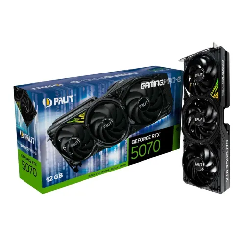 Palit Видеокарта GeForce RTX 5070 12 ГБ (NE75070019K9-GB2050U)