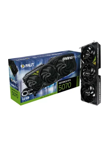 Palit Видеокарта GeForce RTX 5070 GamingPro-S OC 12 ГБ (NE75070T19K9-GB2050U)