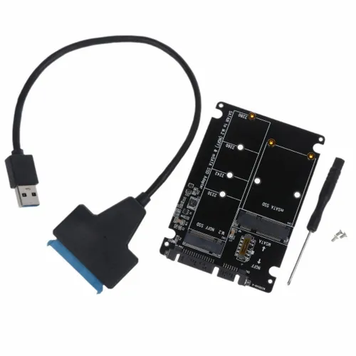 для M.2 NGFF B-key и mSATA SSD-накопителя на 2,5-дюймовый адаптер Sata 3.0 конвертер