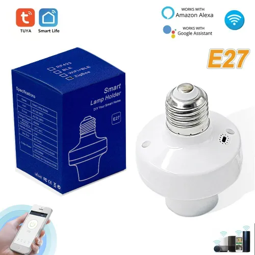 Основание держателя смарт-лампы Tuya WIiFi E27 socket smart lamp