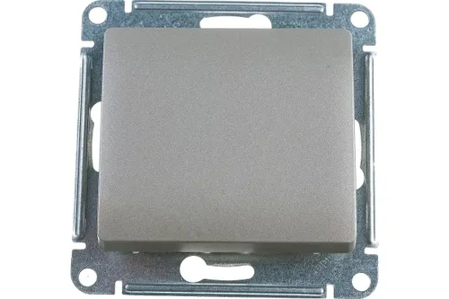 Выключатель 1-клавишный, сх.1, 10АХ, механизм, платина Glossa Systeme Electric (GSL001211)-1 шт