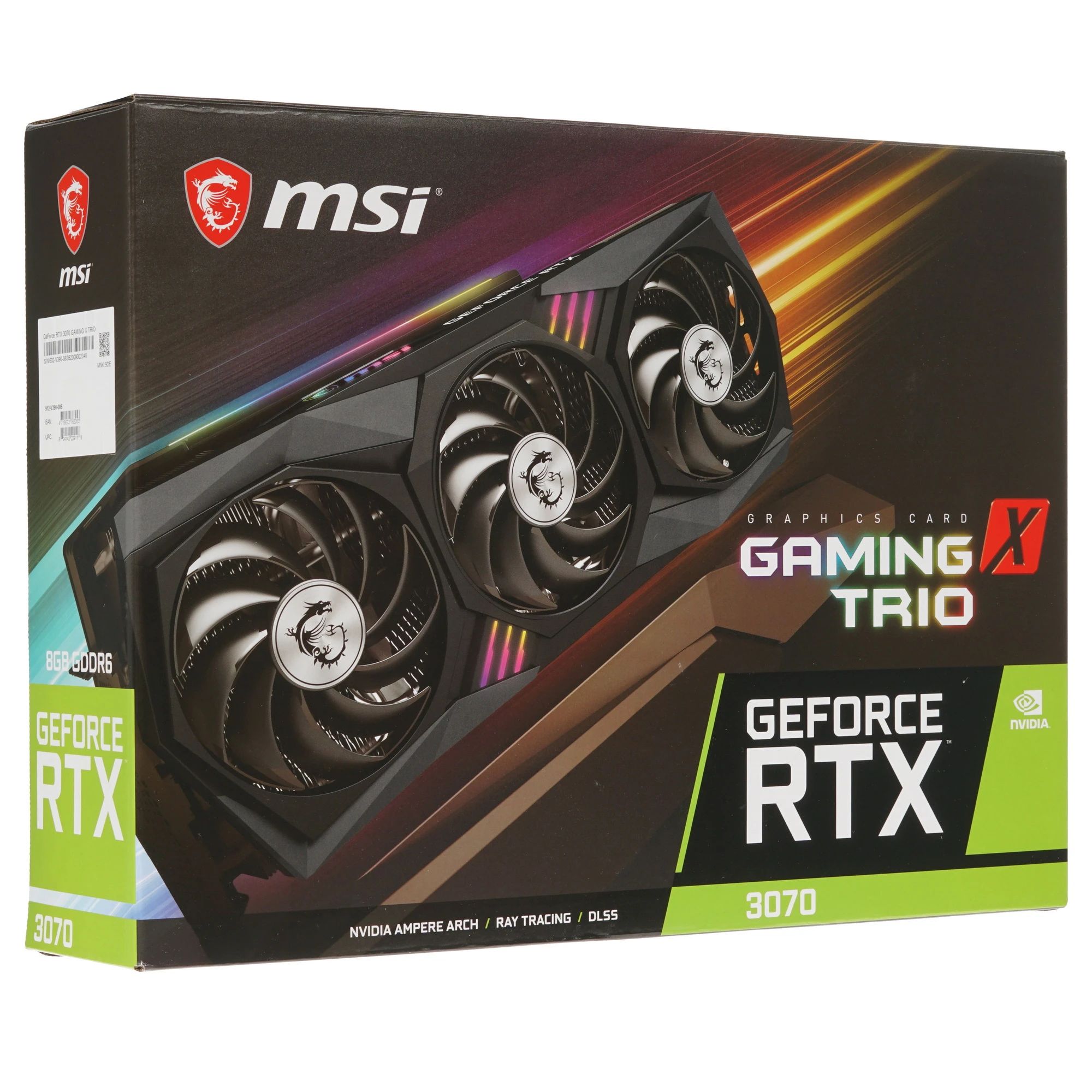 【即日発送可】GeForce RTX3070 GAMING X TRIO Видеокарты MSI GEFORCE RTX 3070 GAMING X TRIO купить на OZON по