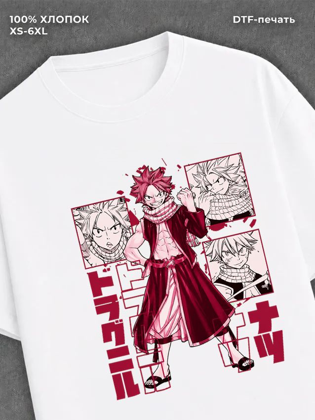 Футболка Нацу Драгнил Fairy Tail
