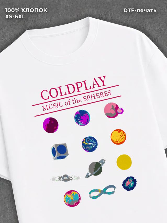 Футболка Coldplay
