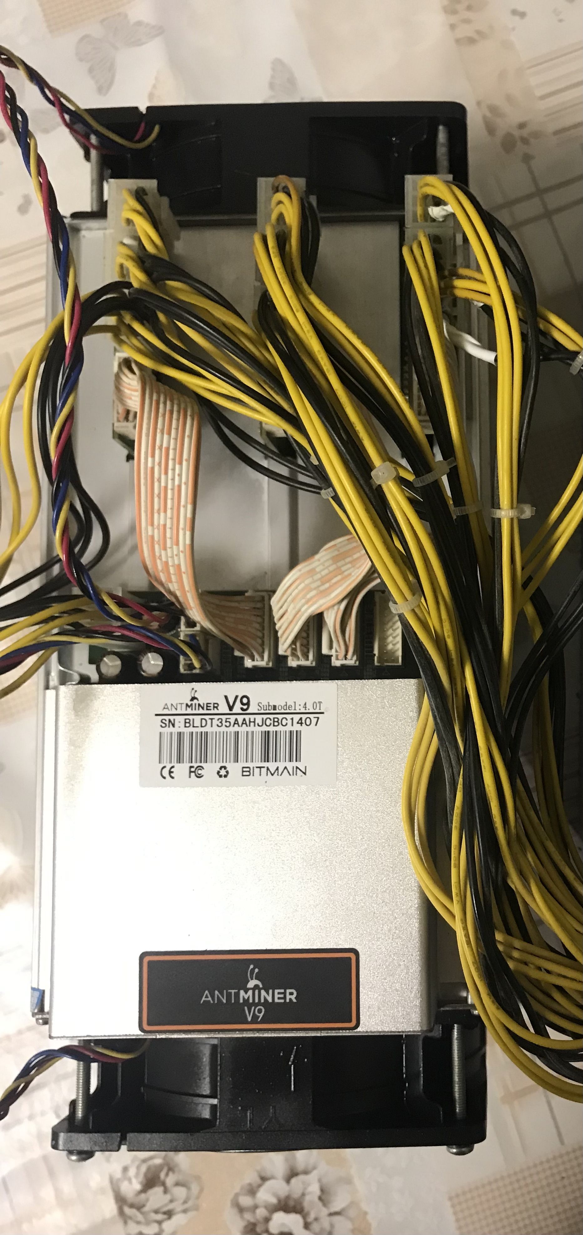 Асик майнер Asic miner Bitmain AntMiner V9 (4th/s) без Блока питания купить  на OZON по низкой цене (1609594204)