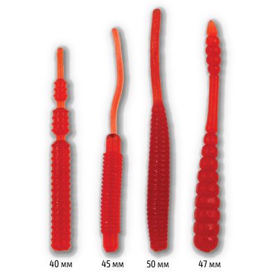 Набор твистеров Akara Mini Worms 2 204 (12 шт.)