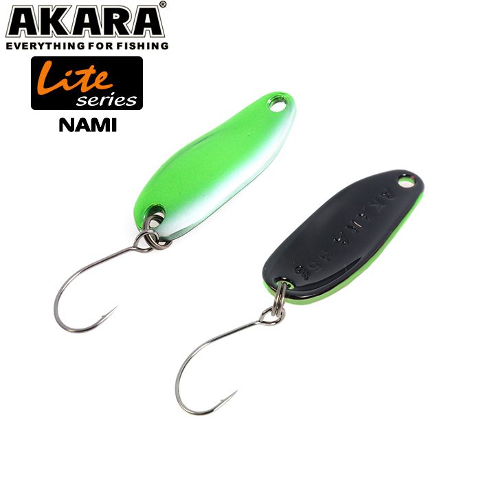 Блесна колеб. Akara Lite Series Nami 27 2 гр. Green-03