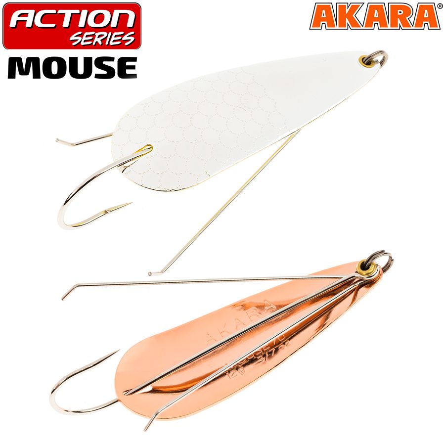 Блесна колеб. незац. Akara Action Series Weedless Mouse 50 8гр. 2/7oz. 02