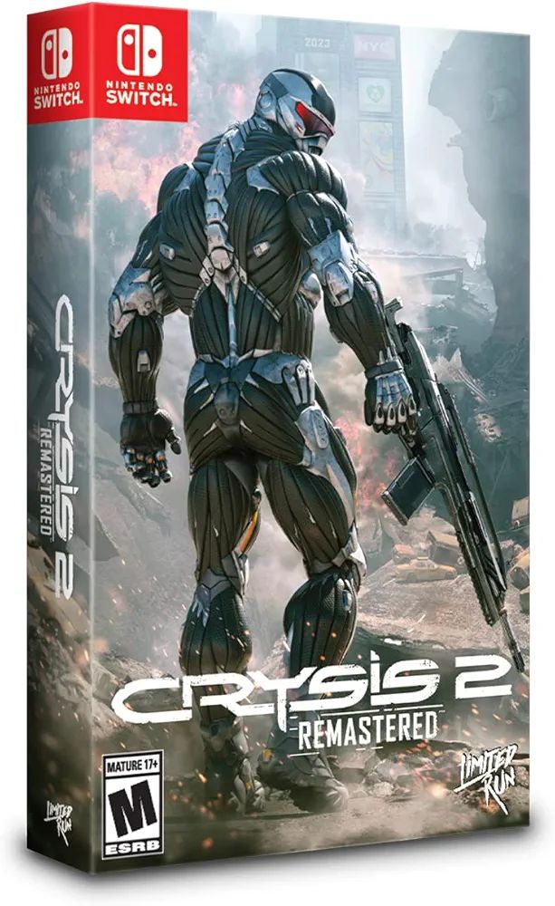 ИграCrysis2RemasteredSteelbookEdition(NintendoSwitch,NintendoSwitch2,Русскиесубтитры)