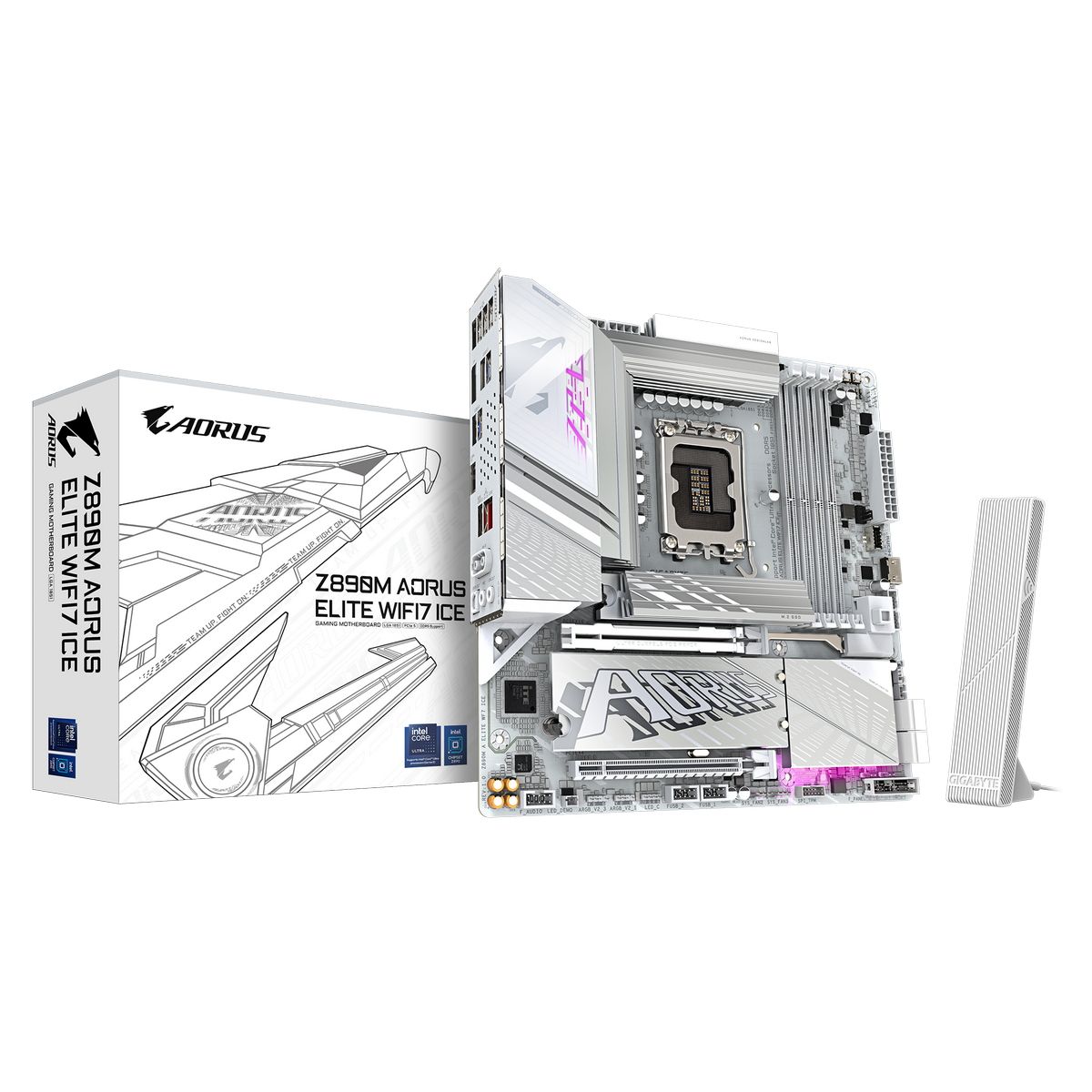 Материнская плата Gigabyte Z890M AORUS ELITE WIFI7 ICE, LGA1851