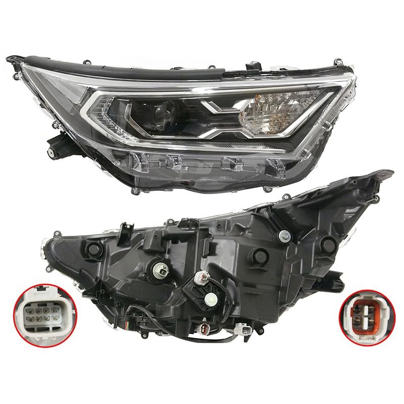 Фара Toyota RAV4 (XA50) 18- (Справа/ LED/ С электрокорректором/ для установки без блока розжига)