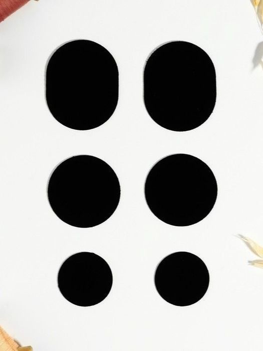 ЗаплаткатермоклееваядляобувиизЭКОкожи6шт,цветчёрный