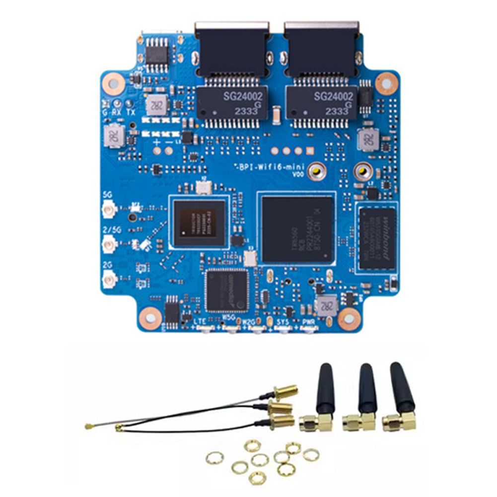 Open Source Router Development Boards Для Banana Pi BPIWIFI6 Mini Open Source Router Smart Router Board ...