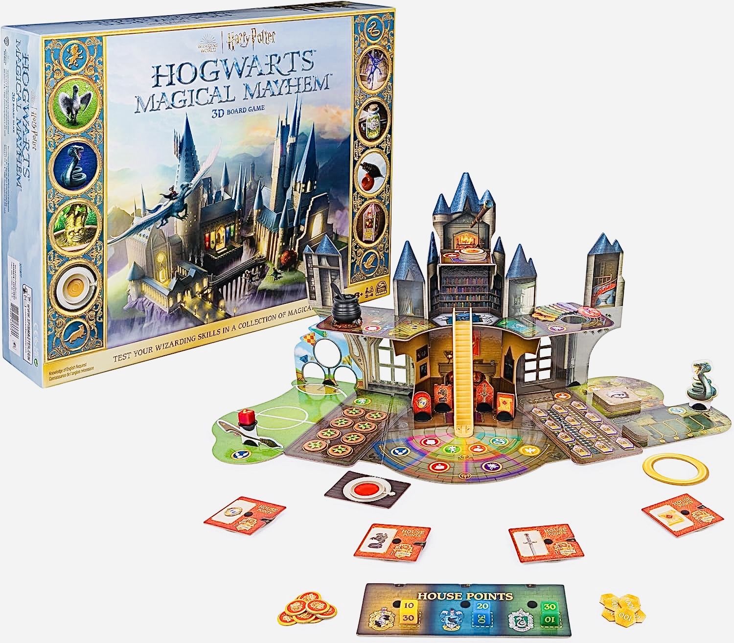 Мир Гарри Поттер - Настольная 3D-игра Хогвартс: Магический хаос Wizarding World
