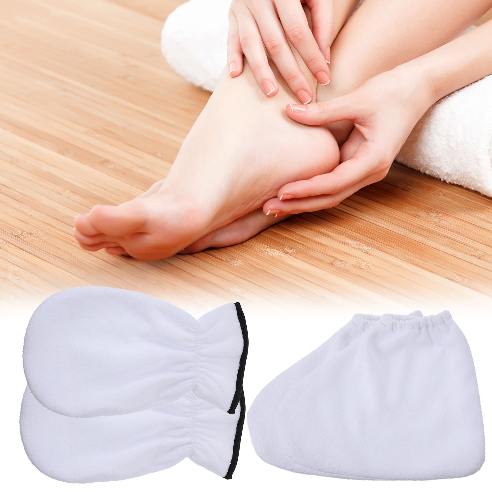 Светлые кожаные перчатки