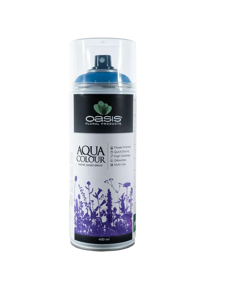 Спрей-краска на водной основе 400 ml голубой океан OASIS AQUA COLOUR 6014 Германия