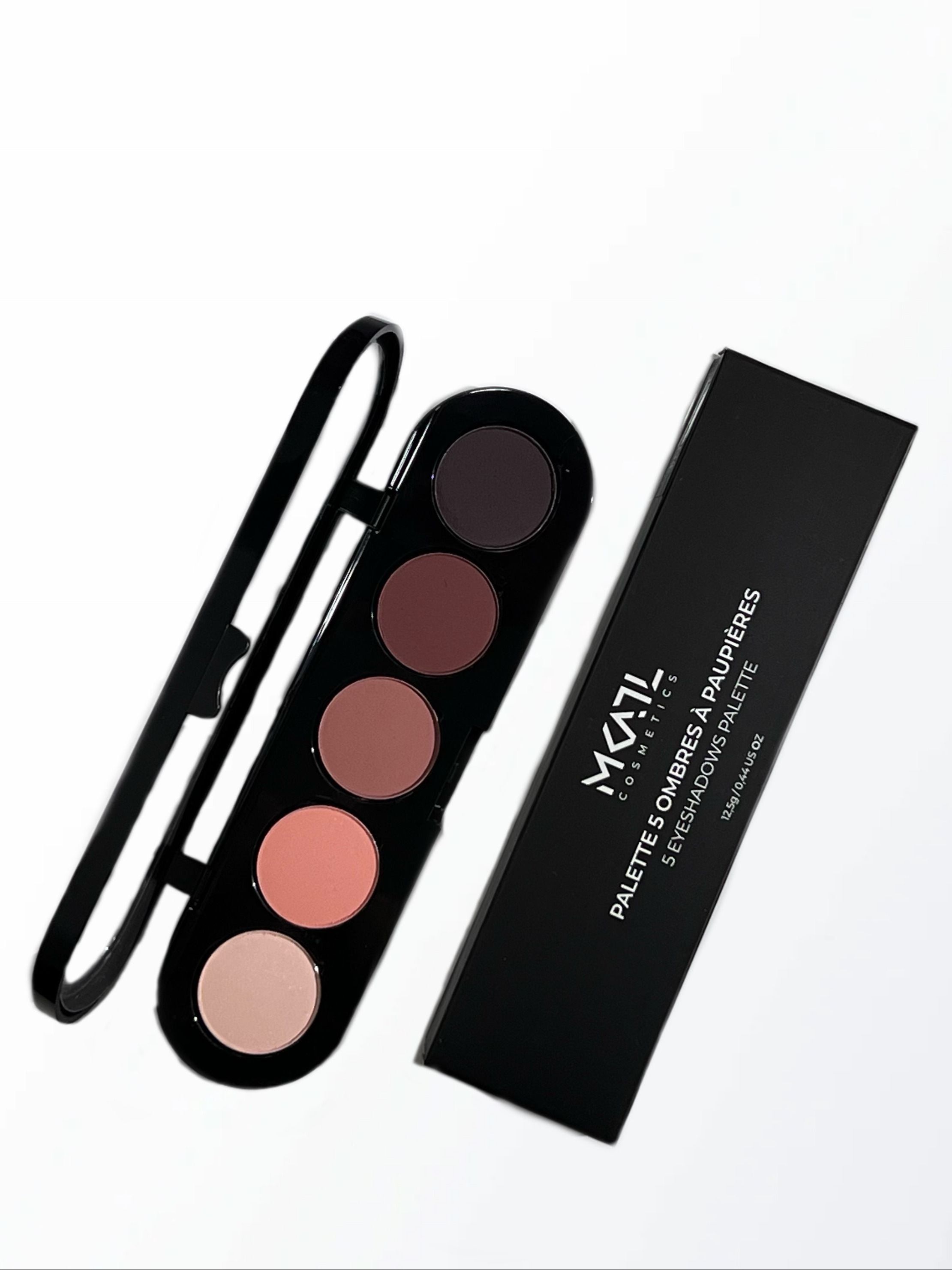 Тени в палитре 5 цветов Make-Up Atelier Paris (MKATL) - T19 Wood Pink ...