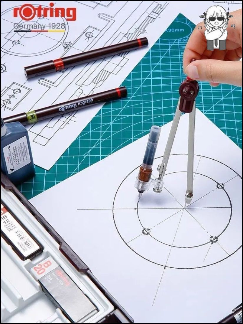 Набор изографов Rotring Master set (0.1/0.3/0.5) купить на OZON по ...