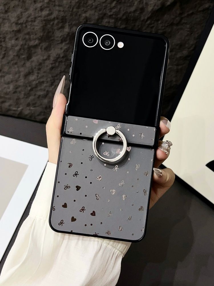 智能手机壳 用于 Samsung Galaxy Z Flip6, 热塑性聚氨酯, 灰色