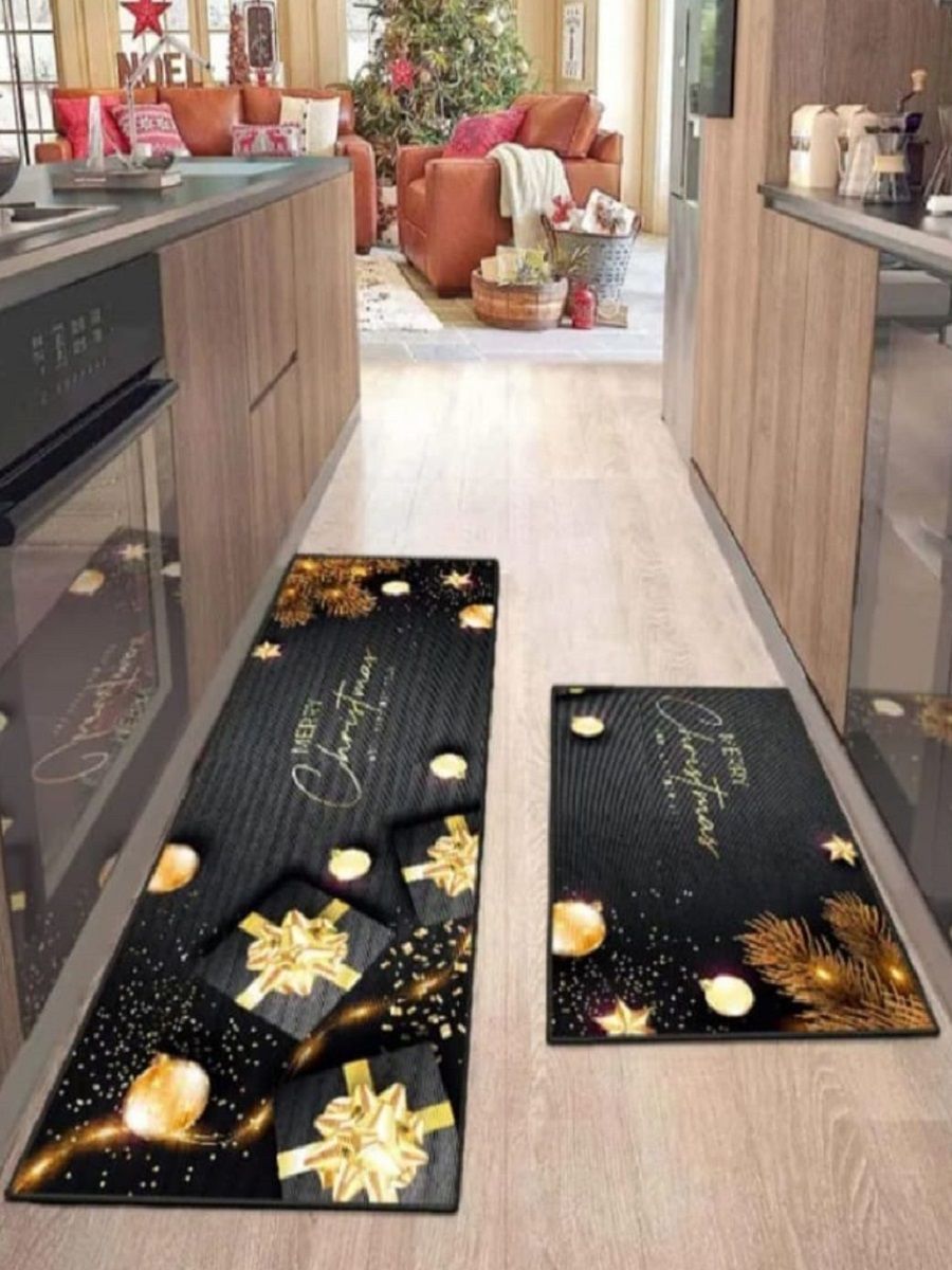 Ковер в обеденной зоне кухни