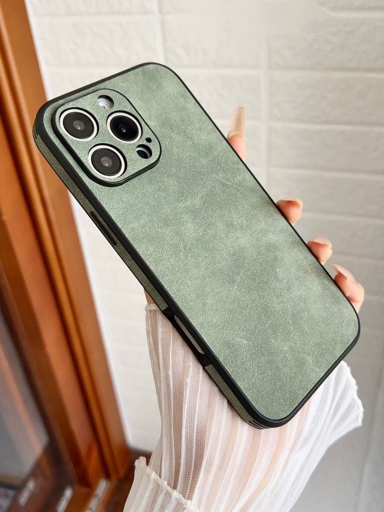 智能手机壳 用于 Apple iPhone 15 Pro, 热塑性聚氨酯, 绿色