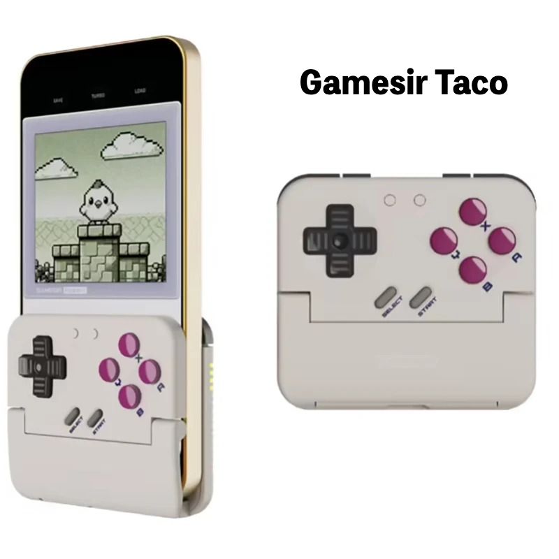 gamesirTacoМобильныйбеспроводнойигровойконтроллерсвертикальнымзахватомNES/GBAEmulatorRetroMiniHandheld
