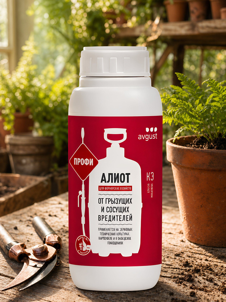 Инсектицид Алиот Avgust, от тли, гусениц и других вредителей, 500 мл #1