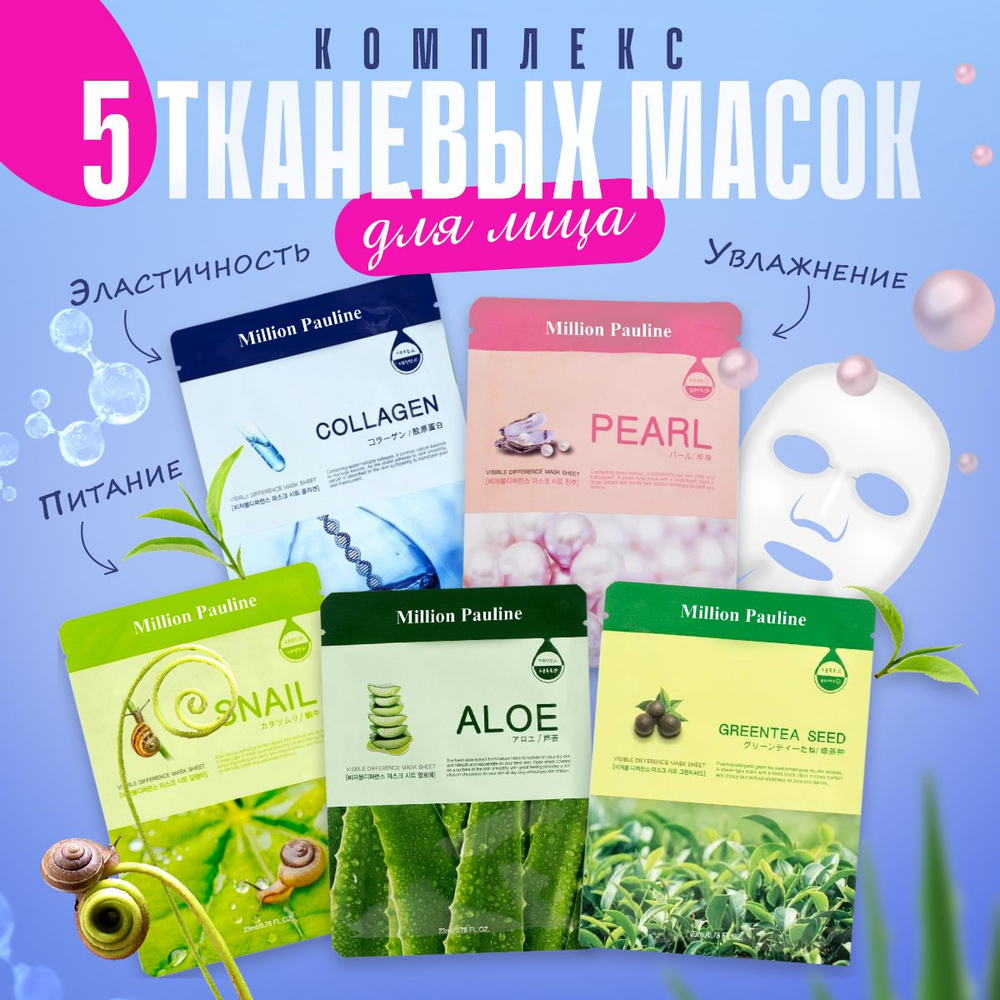 Million Pauline Маска косметическая Восстановление Для всех типов кожи ...