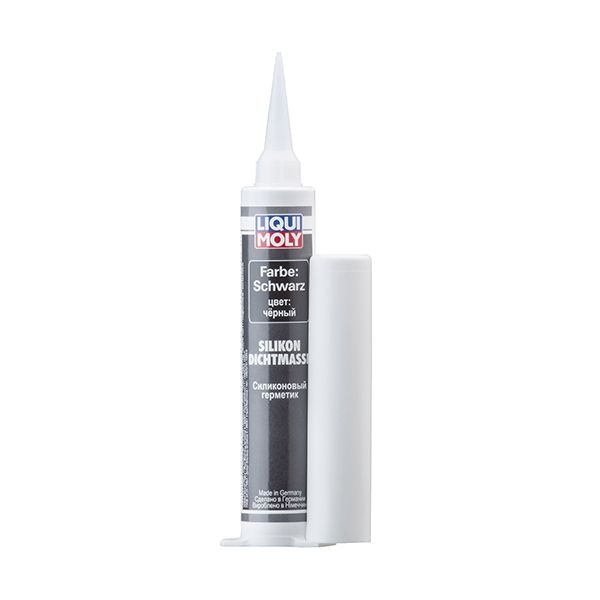 Силиконовый герметик Silicon-Dichtmasse schwarz Liqui Moly (Черный), 80 мл  #1