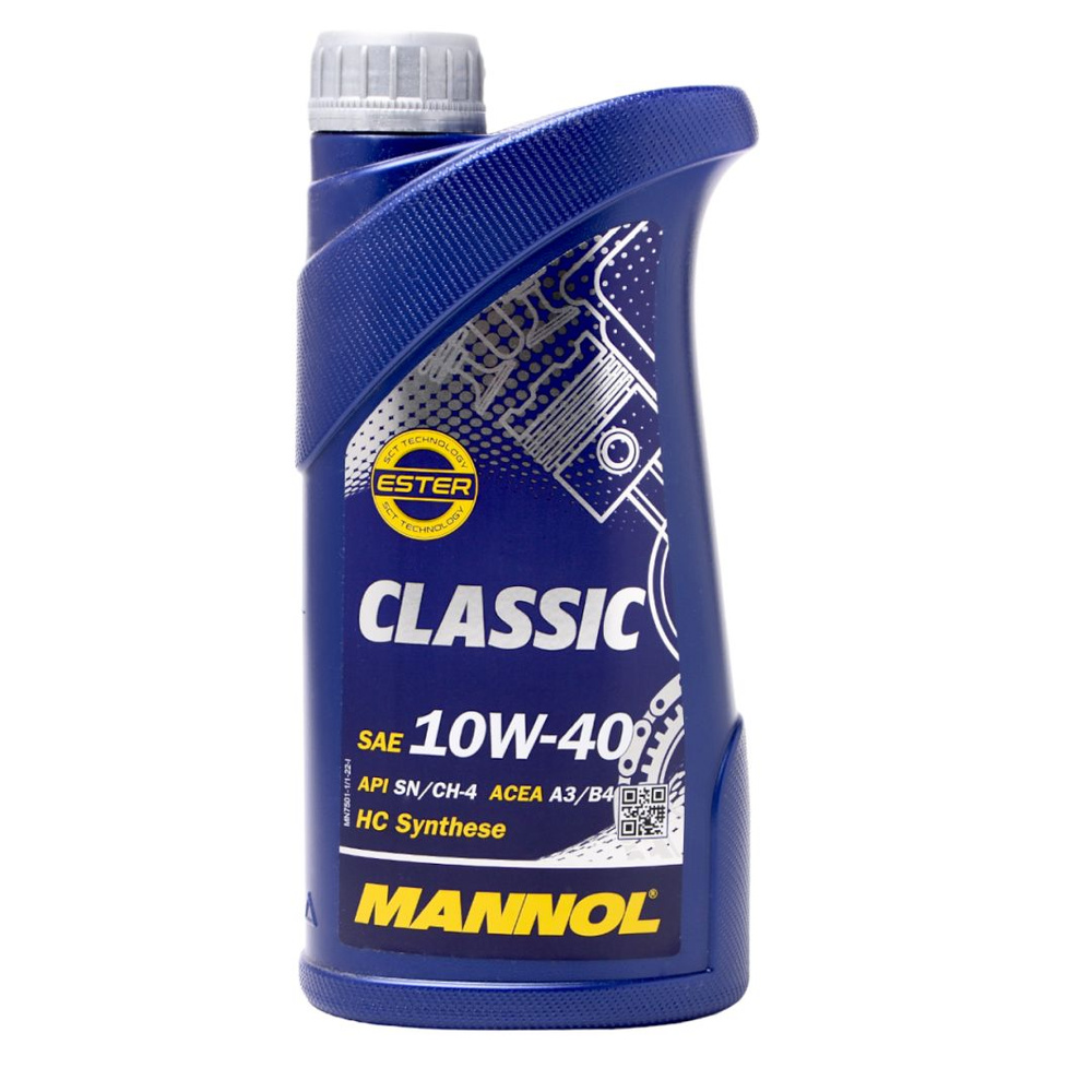 MANNOL 10W-40 Масло моторное, Полусинтетическое, 1 л #1