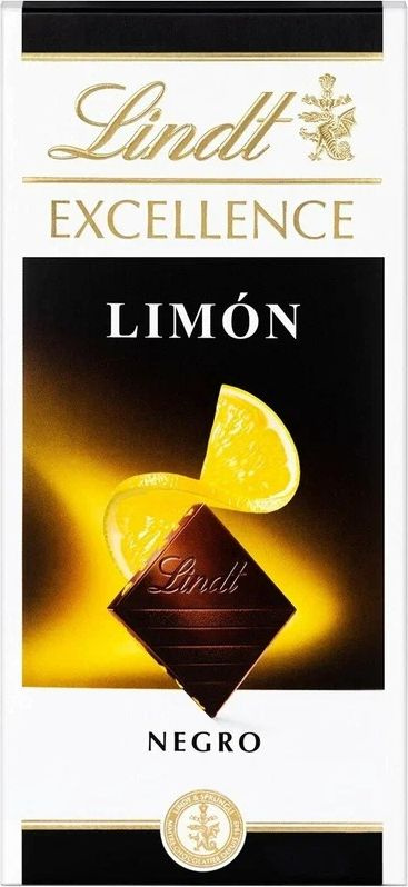 Lindt Excellence темный шоколад с лимоном, 100 г #1