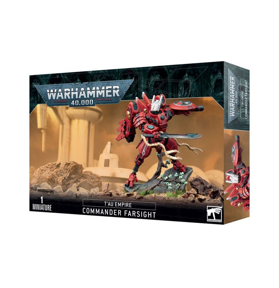 Фигурка для моделирования Warhammer 40000 Tau Empire Commander Farsight -  купить с доставкой по выгодным ценам в интернет-магазине OZON (1412949011)