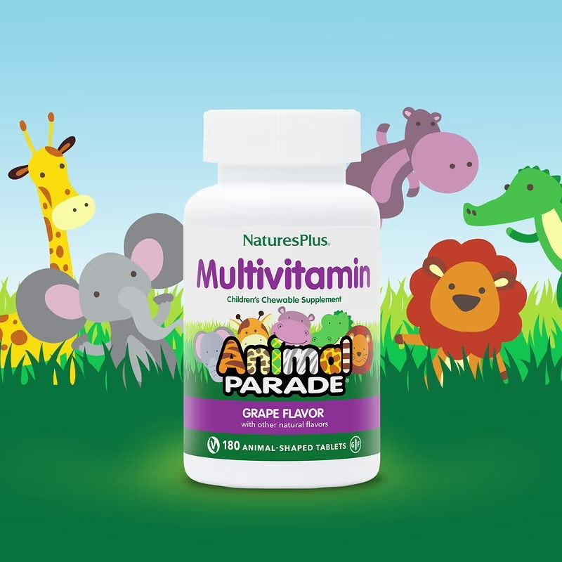Animal Parade, Мультивитамины с минеральным комплексом для детей 1 ...
