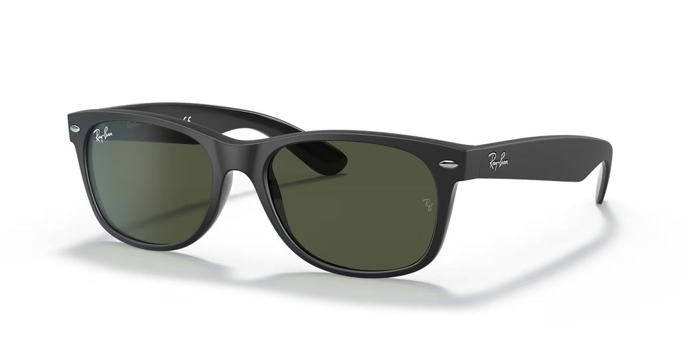 Солнцезащитные очки Ray-Ban RB2132 New Wayfarer Color Mix, размер S (Black/Green Classic)  #1