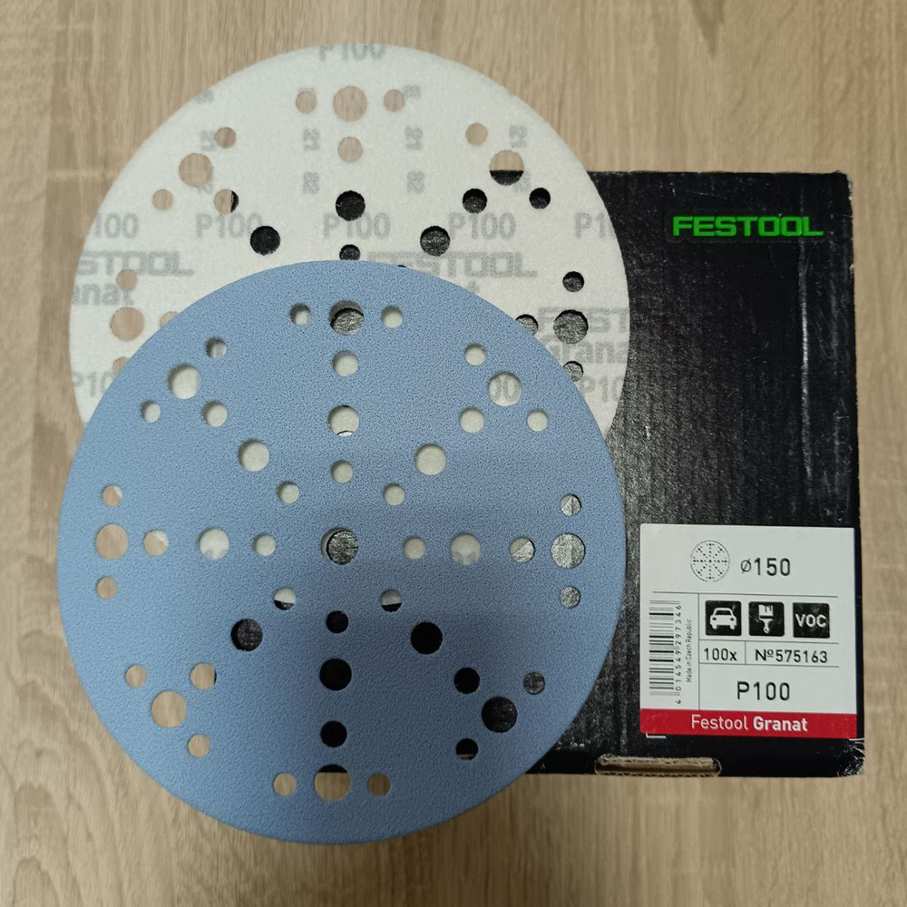 Шлифовальные круги FESTOOL STF D150/48 P100 GR/10 Granat (фестул) 575163 - 10 #1