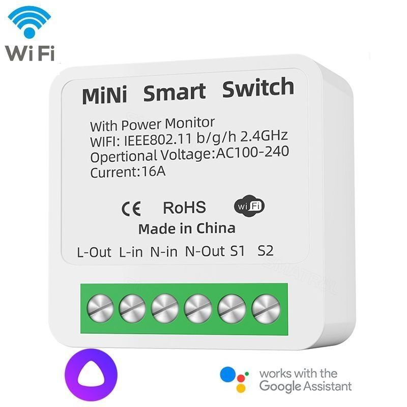Умное реле с Wi-Fi, мониторинг потребления, Яндекс Алисой, Марусей ...