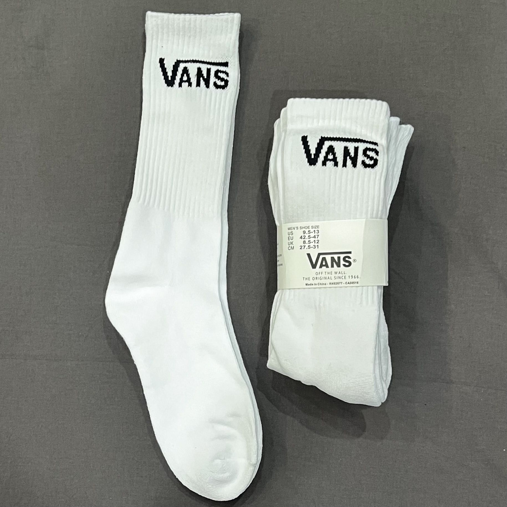 Комплект носков Vans, 3 пары - купить с доставкой по выгодным ценам в ...