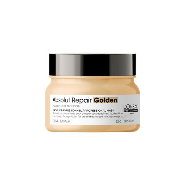 Маска Loreal Professionnel Serie Expert Absolut Repair Masque gold 250 мл с золотой текстурой для восстановления #1