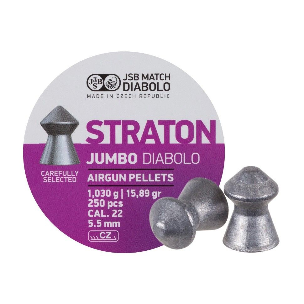 Пули для пневматического оружия Exact Straton Jumbo 5,51 1,645г 200 шт  #1