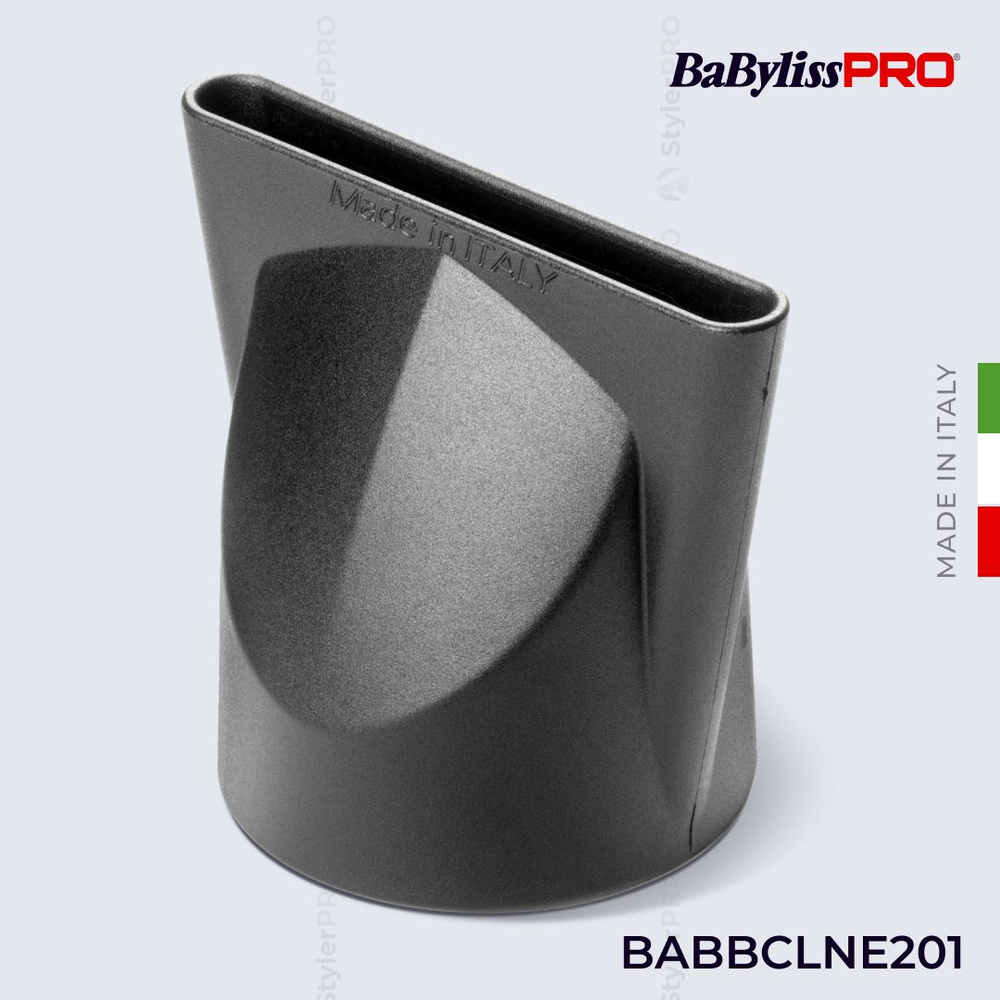 Насадка-концентратор BaByliss Pro BABBCLNE201 для профессиональных фенов, размер сопла 60х6 мм, посадочный #1