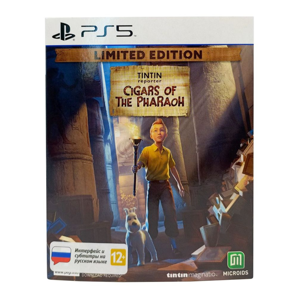 Игра Tintin Reporter Cigars of the Pharaoh Limited Edition (PlayStation 5, Русские субтитры)  #1