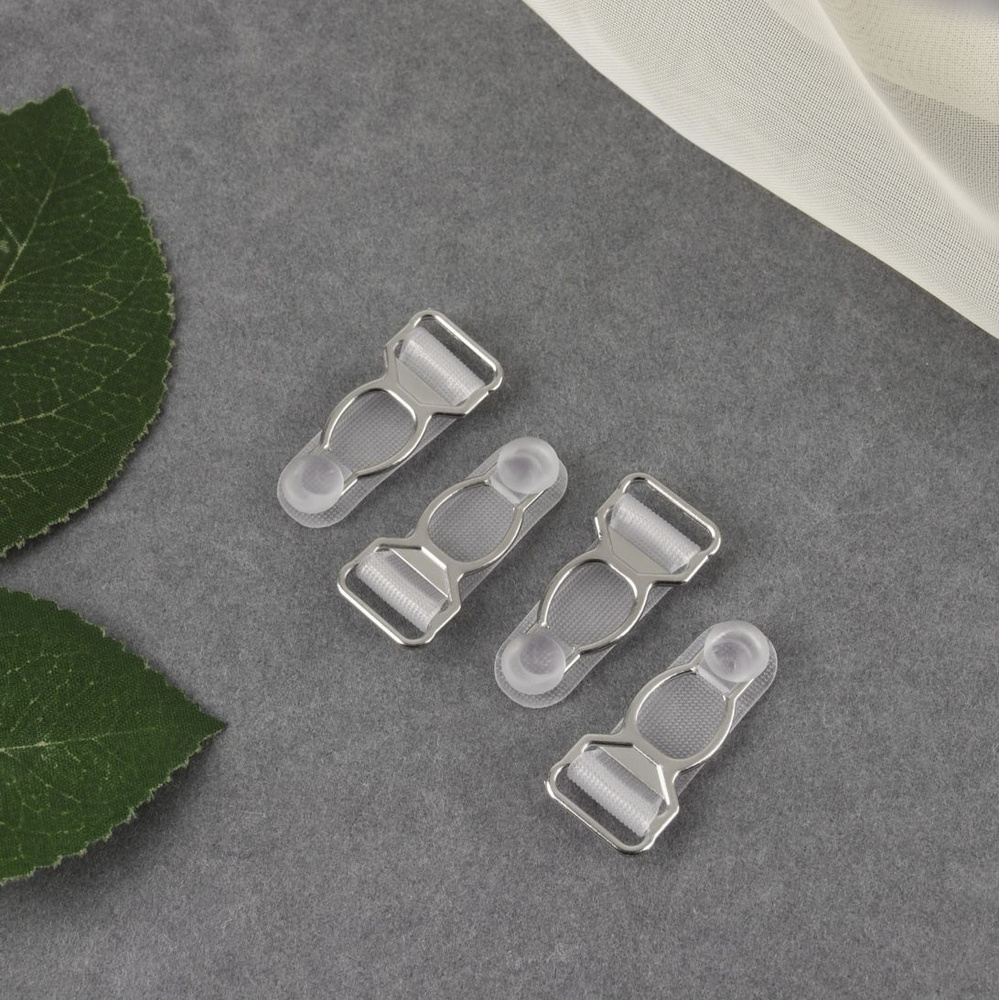 Застежка для чулок, 4 шт., металл, серебро. - купить с доставкой по ...