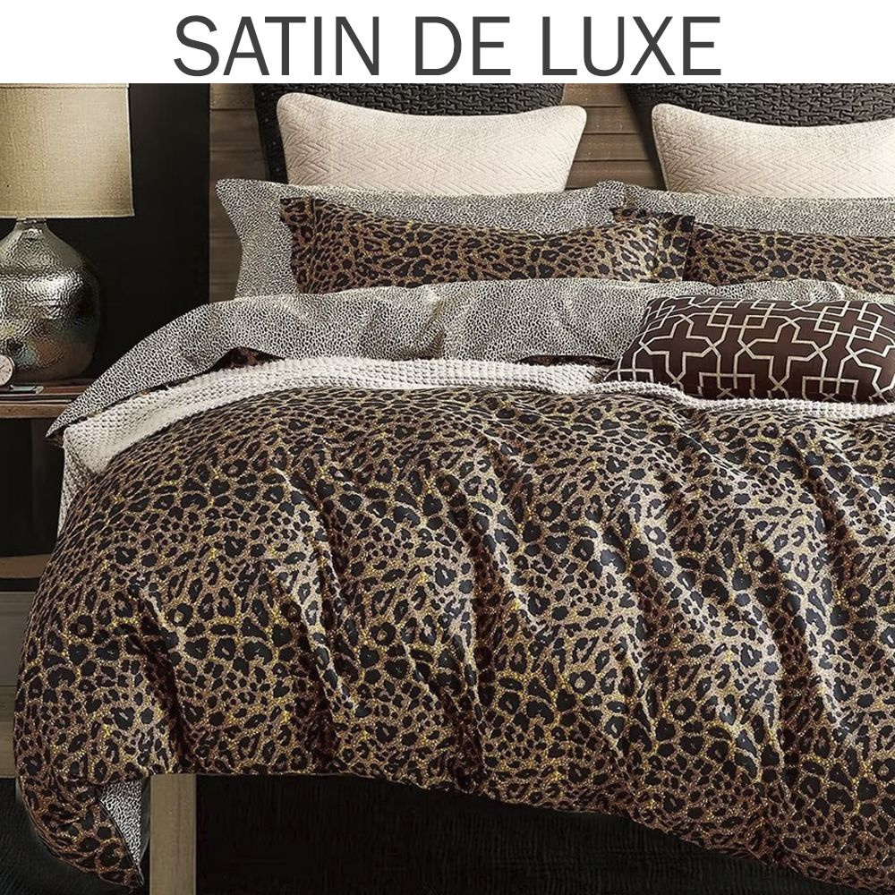 Постельное белье 2 спальное Cleo Satin de Luxe комплект пододеяльник на молнии сатин хлопок  #1