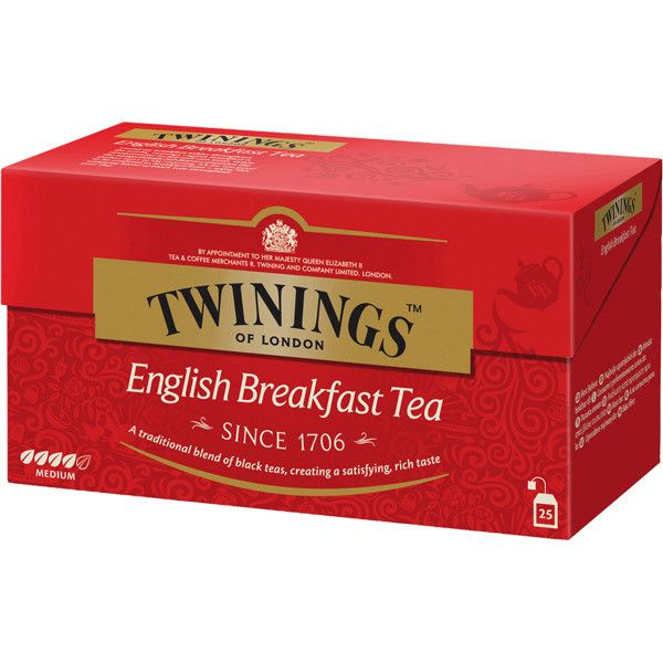 Twinings English Breakfast 2г Х 25 пак черный чай картонная упаковка 50 г  #1